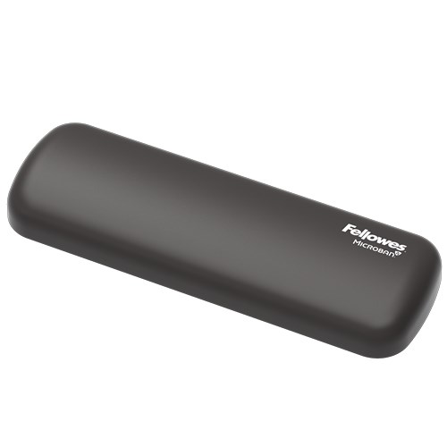 Fellowes Wrist Rest Breyta Palm Rest with Antibacterial Protection Ergonomic Wrist Support Black