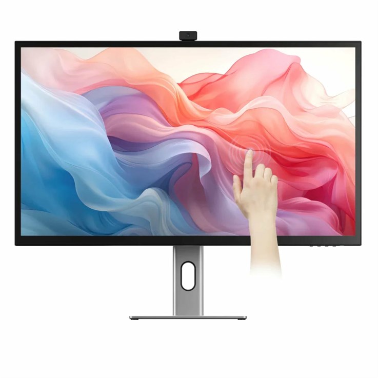 ALOGIC 32C4KPDWT computer monitor 81.3 cm (32") 3840 x 2160 pixels 4K Ultra HD LED Touchscreen Multi-user Black, Silver