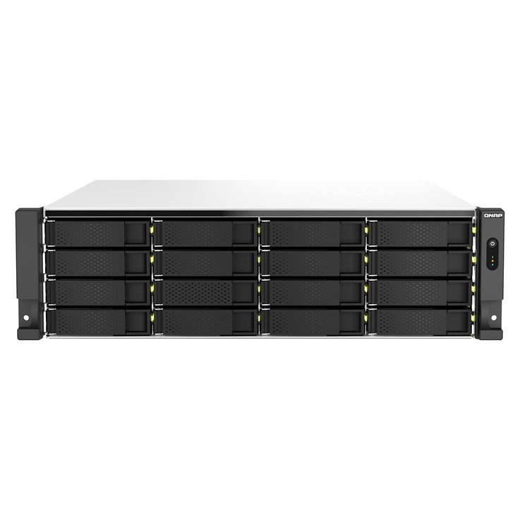 QNAP TS-h2287XU-RP NAS Rack (3U) Intel Xeon E E-2336 32 GB DDR4 0 TB QuTS hero Black, White