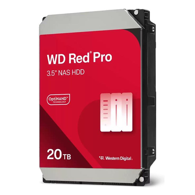 Western Digital Red Pro WD202KFGX internal hard drive 20 TB 7200 RPM 512 MB 3.5" Serial ATA III