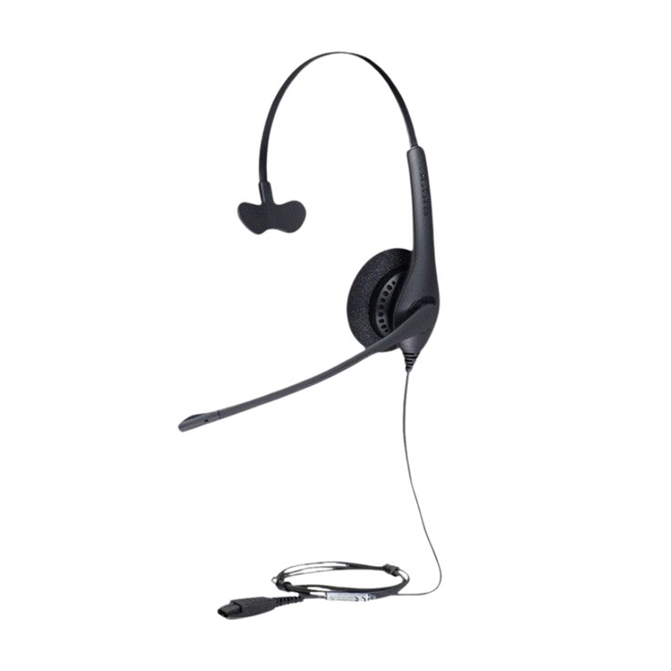 Jabra 1553-0359 headphones/headset Wired Head-band Office/Call center Black