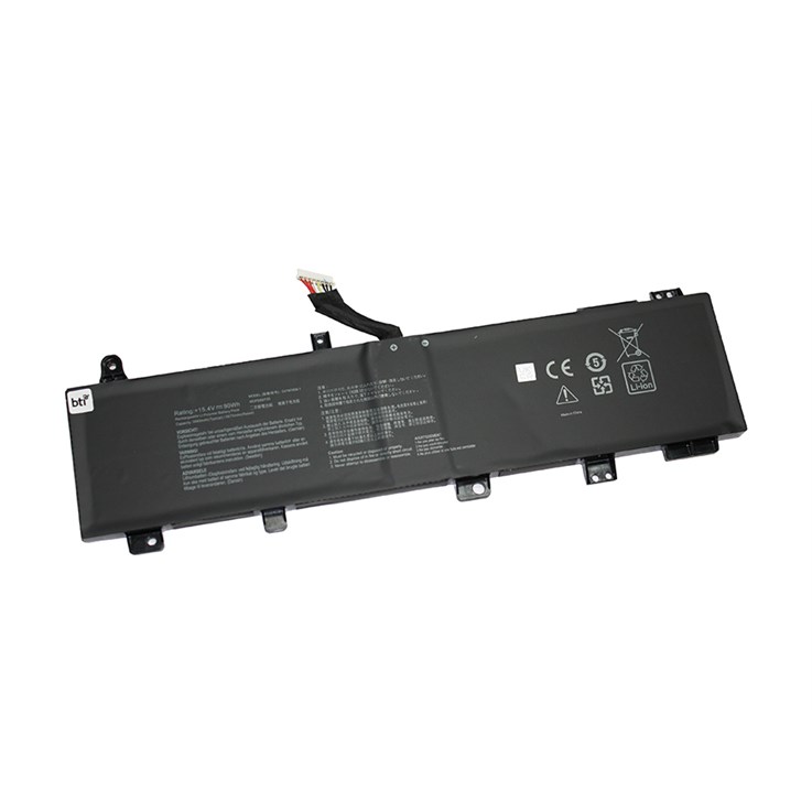 BTI 4 cell C41N1906-1 battery for ASUS ROG ZEPHYRUS DUO 15 TUF A15 A17 with long cable