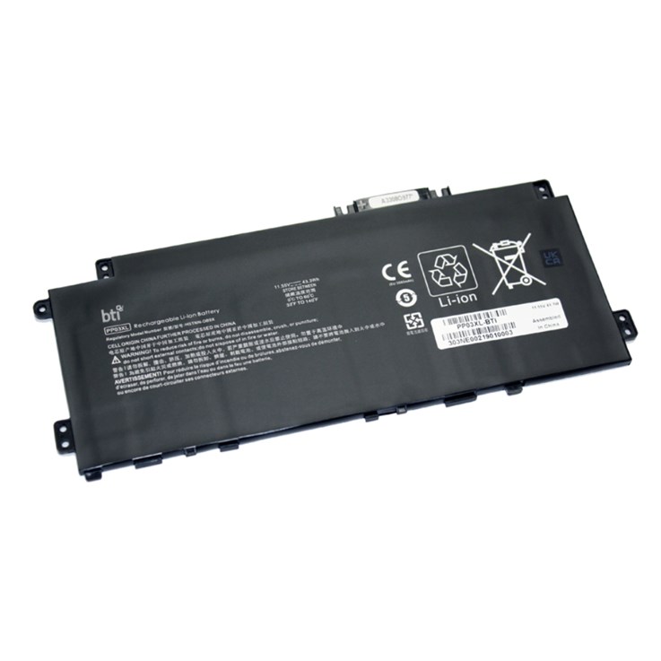 BTI PP03043XL-PL compatible 43.3Wh 3-cell battery for HP PAVILION X360 14-DW series