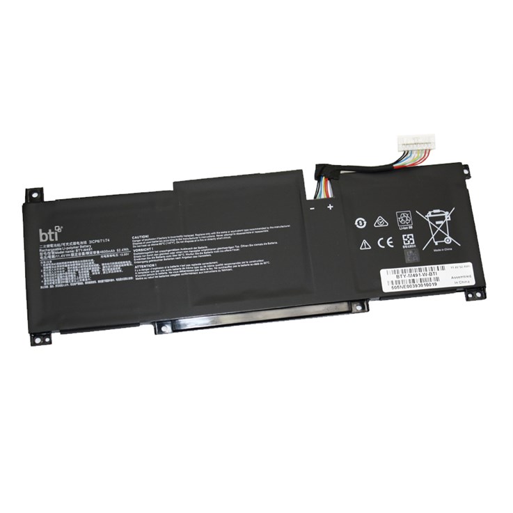 BTI Replacement 3 cell battery for MSI PRESTIGE 14- A11SB