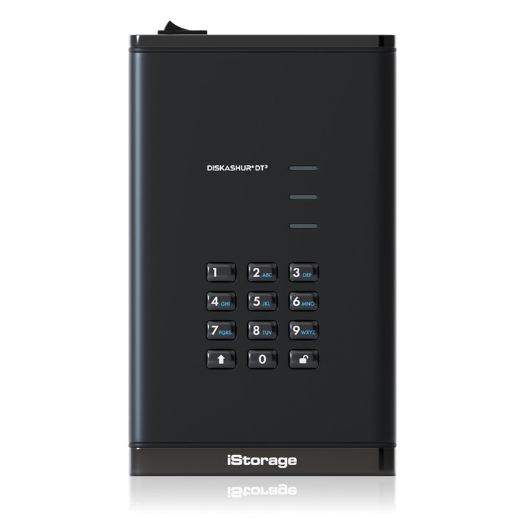iStorage diskAshur DT3 HDD 256-bit 26TB FIPS 140-3 Level 3