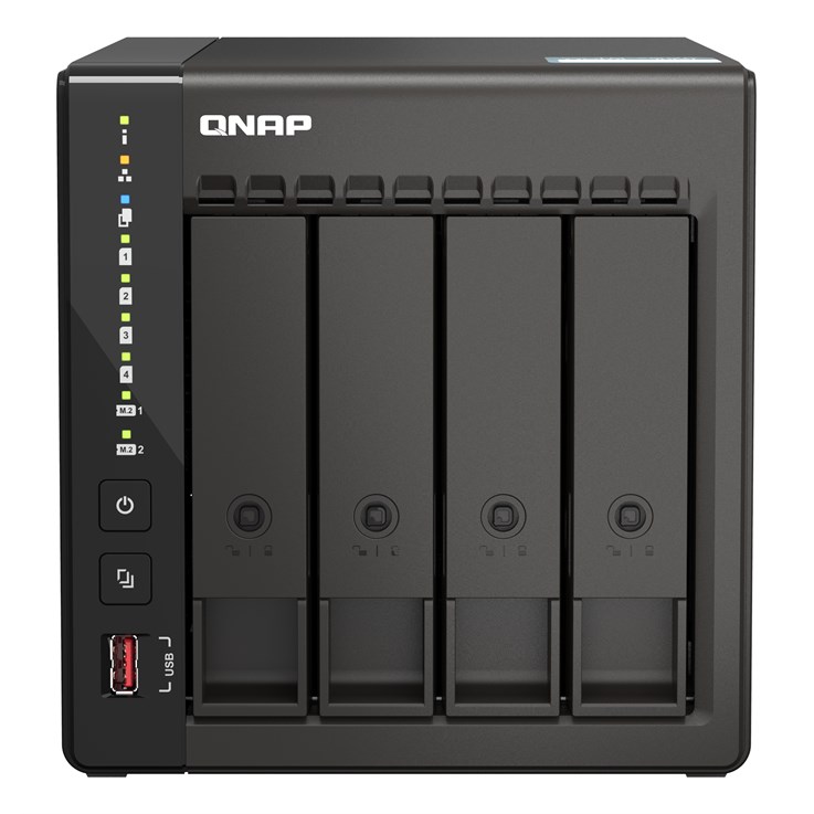 QNAP TS-453E NAS Tower Intel® Celeron® J6412 8 GB 0 TB QNAP QTS Black