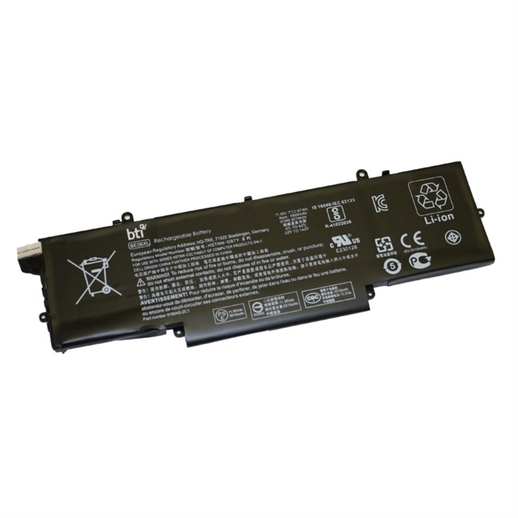 BTI 918108-855 compatible 67Wh 6-cell battery for HP Elitebook 1040 G4