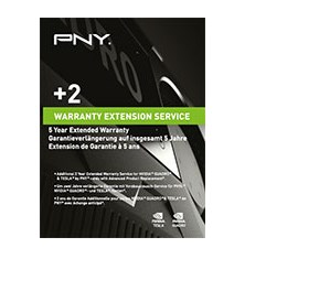 PNY WEVCPACK006 warranty/support extension 2 year(s)