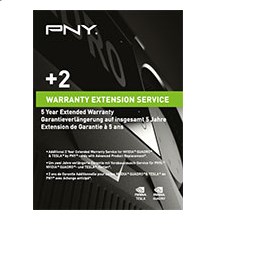 PNY WEVCPACK002 warranty/support extension 2 year(s)