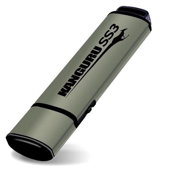 iStorage Kanguru SS3™ SuperSpeed USB3.0 512GB |Secure Flash Drive| Physical Write Protect Switch | Windows “Ready Boost” compatible | Simple Driverless Setup | Plug and Play