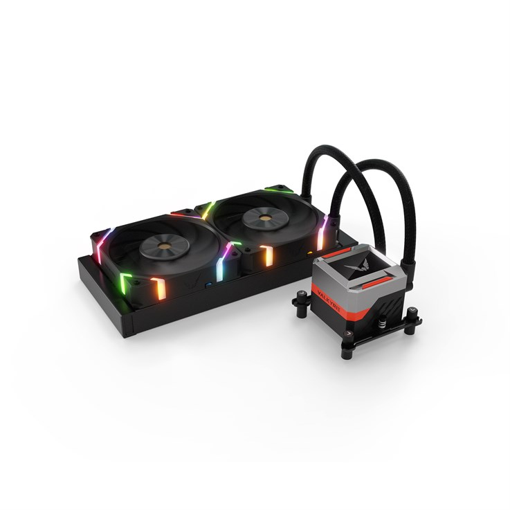 Valkyrie VK-AIOSY240B computer cooling system Processor All-in-one liquid cooler 24 cm Black