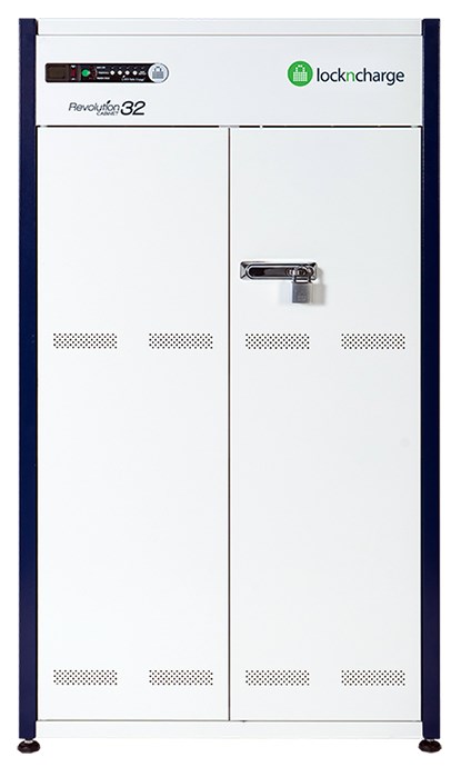 LocknCharge LNC10475 portable device management cart/cabinet Portable device management cabinet Black, White