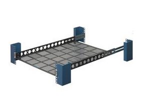 RackSolutions Fixed 2 & 4 Post Rack Mount Shelf 24in Depth max. 45kg