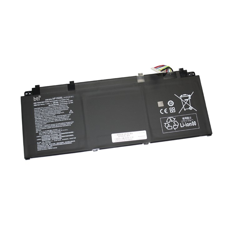 BTI KT.00305.008 compatible 52.7Wh 3-cell battery for ACER SWIFT 5 SF514 SF515 SWIFT 1 SF114 TRITON PT715