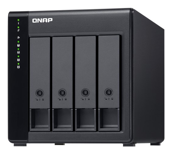QNAP TL-D400S storage drive enclosure HDD/SSD enclosure Black, Grey 2.5/3.5"