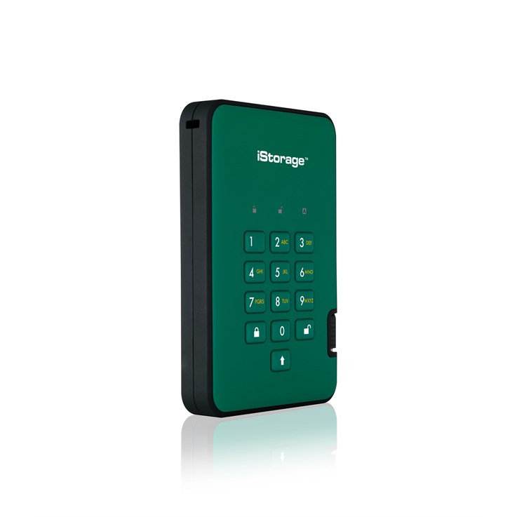 iStorage DISKASHUR2 SSD 256-BIT 16TB - GREEN