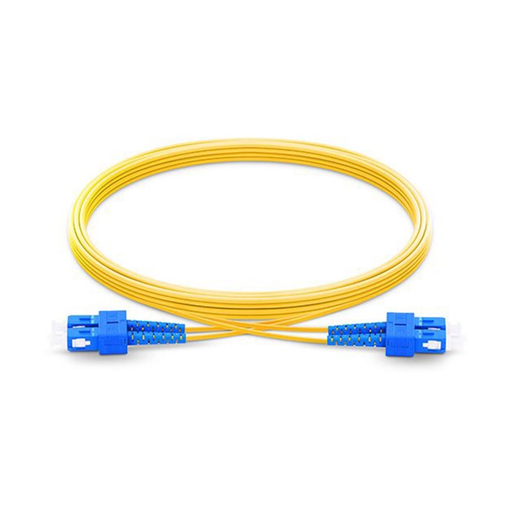 Origin Storage SC-SC OS2 Fibre Optic Cable Singlemode Duplex - Yellow 15m
