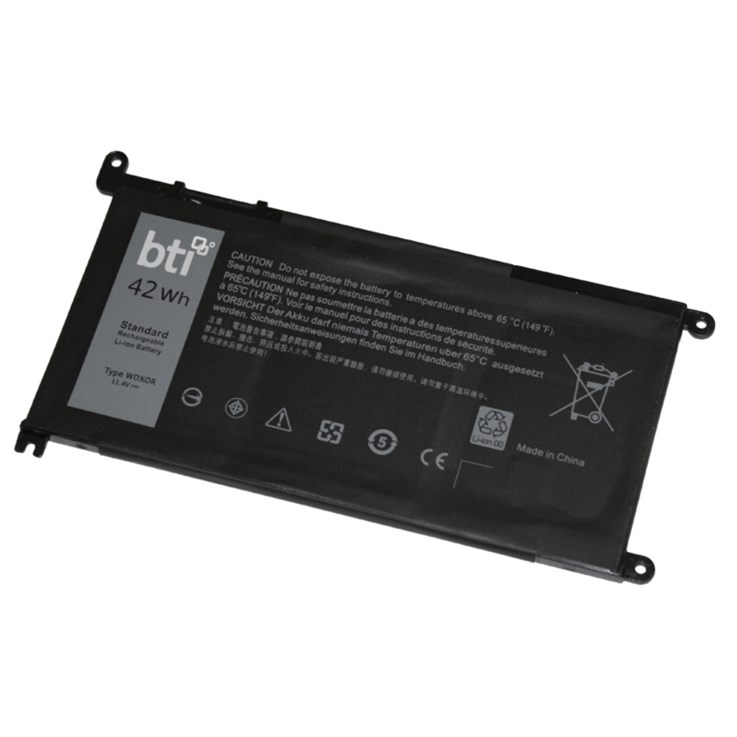 Origin Storage Replacement Battery for Inspiron 13 5368 15 5565 17 5765 Latitude 13 3379 Vostro 14 industrial rechargeable battery Lithium Polymer (LiPo) 3680 mAh 11.4 V