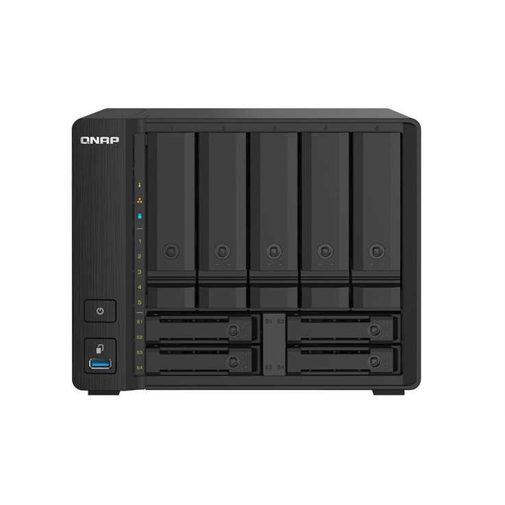 QNAP TS-932PX NAS Tower Annapurna Labs Alpine AL-324 4 GB DDR4 16 TB HDD QNAP Turbo System Black