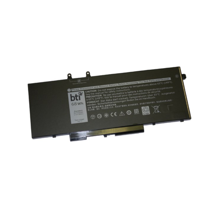 BTI 04GVMP compatible 68Wh 4-cell battery for Dell Precision 3540 Latitude 5300 5300 2-in-1 5400 5310 5310 2-in-1