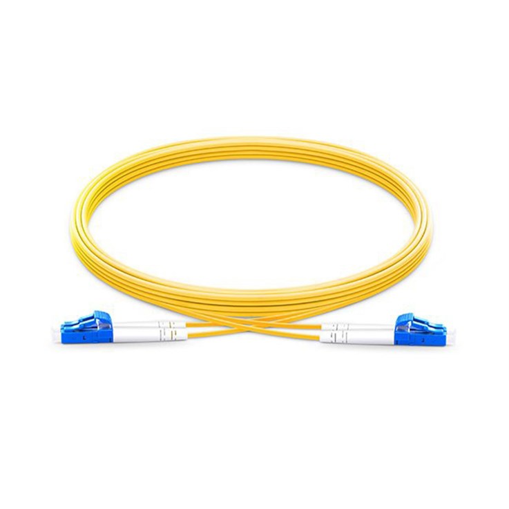 Origin Storage LC-LC OS2 Fibre Optic Cable Singlemode Duplex - Yellow 1.5m