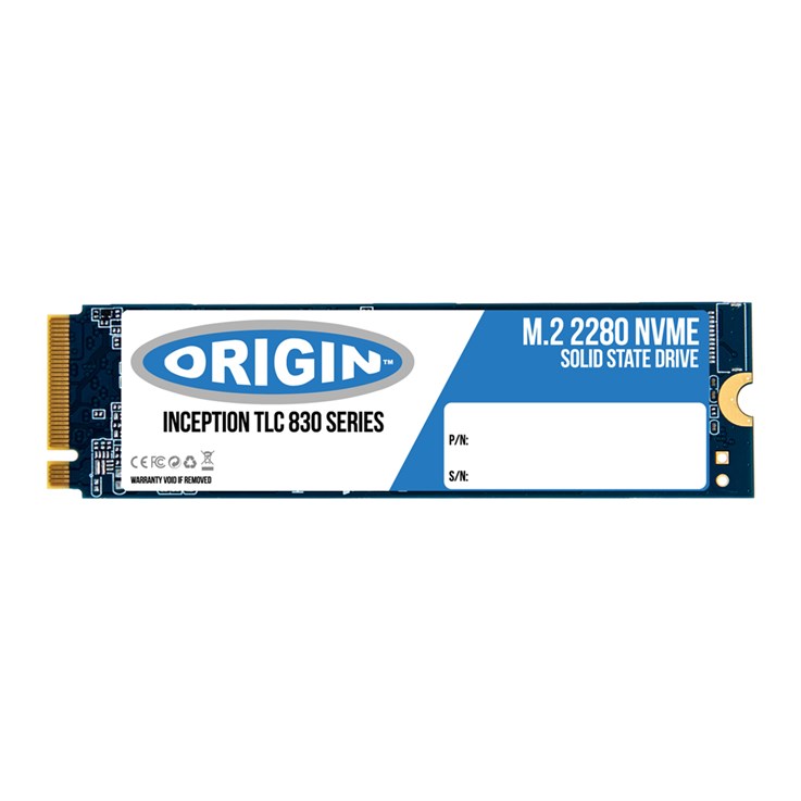 Origin Storage Inception TLC830 Pro Series 1TB PCIe 3.0 NVMe M.2 80mm 3D TLC