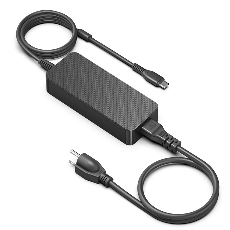 BTI 100W USB-C AC Adapter with 8 output voltages for all USB-C devices up to 100W - UK Connections