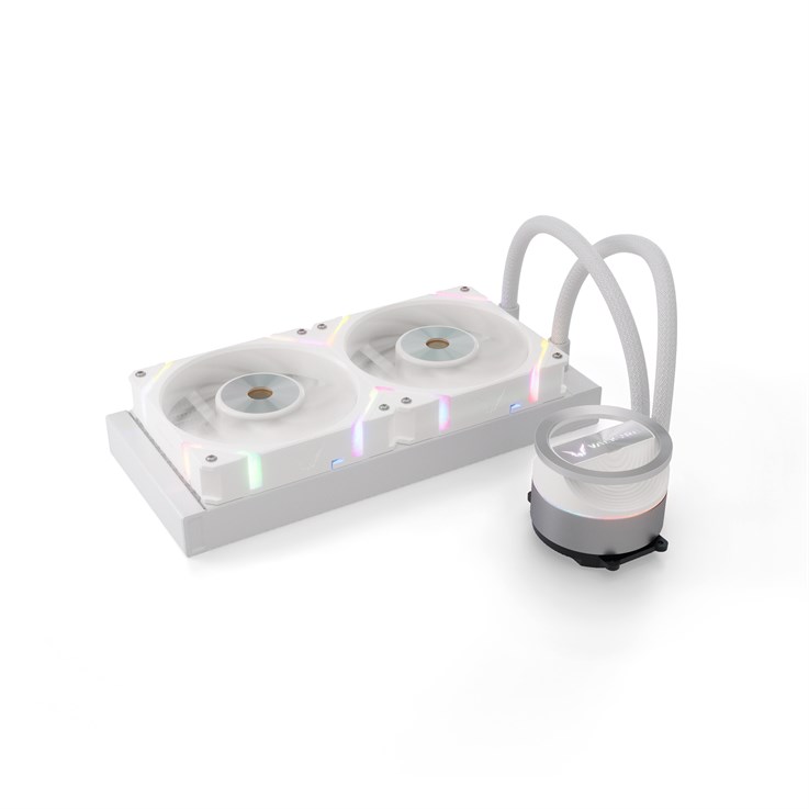 Valkyrie Dragonfang 240 Processor All-in-one liquid cooler 24 cm White