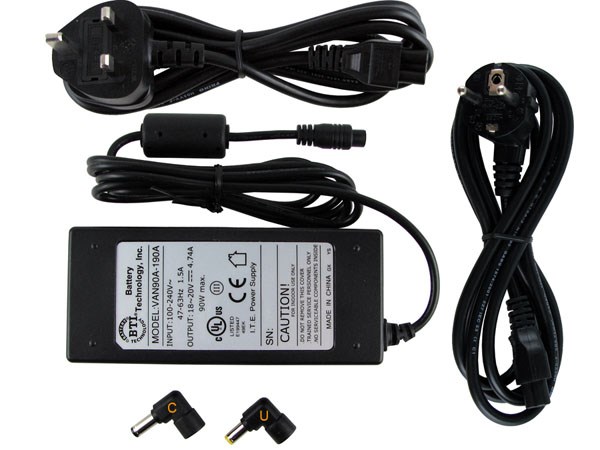 BTI AC-U90EU-AR power adapter/inverter Indoor 90 W Black