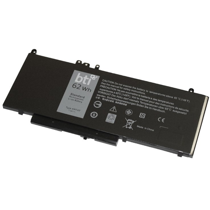 BTI 4-cell 62Wh HK6DV compatible laptop battery for Dell Latitude E5470 E5570 Precision 3510 - 18 month warranty