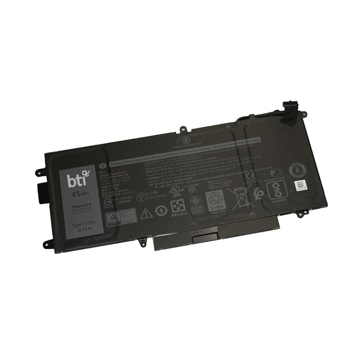 BTI 45Wh 3 cell 71TG4 compatible battery for DELL LATITUDE 7390 2-IN-1 LATITUDE 7389 LATITUDE 5289