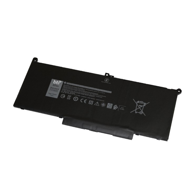 Origin Storage Replacement battery for Dell Latitude 7280 7480 4 Cell 60Wh Battery Type F3YGT 2X39G