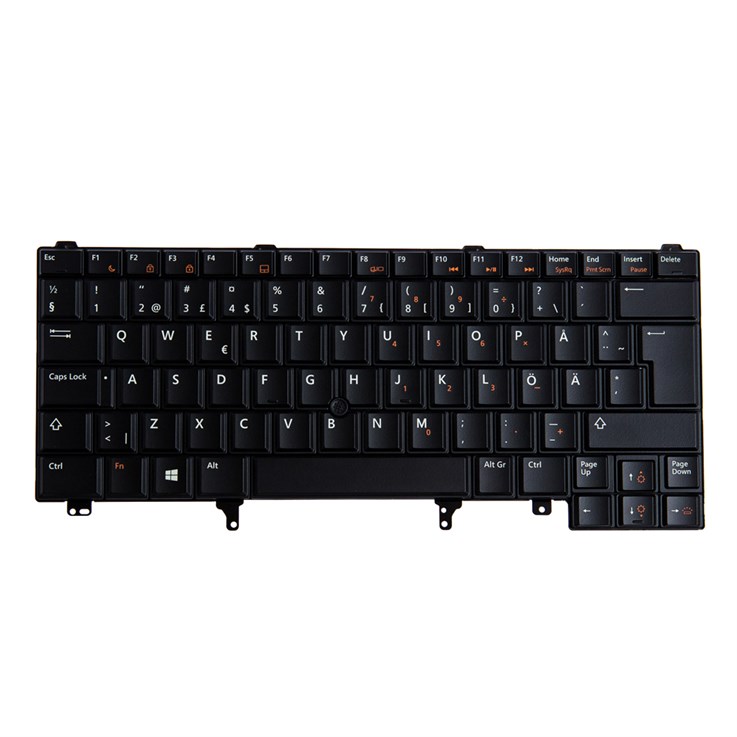 Dell Swedish/Finnish Keyboard 82 Keys Backlit Dual Point for Latitude 5400 / 5401