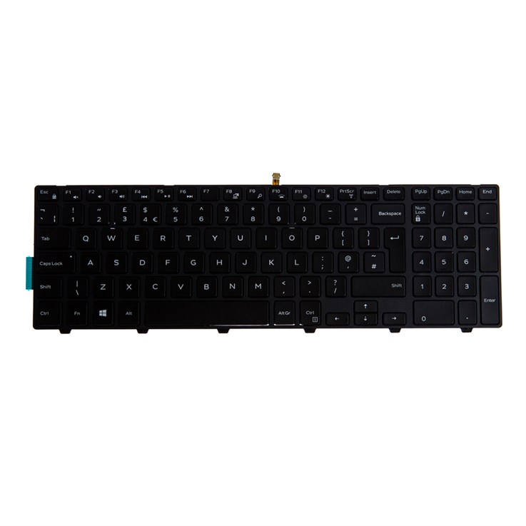 Dell UK Keyboard 107 Keys Backlit Dual Point for Latitude E5550