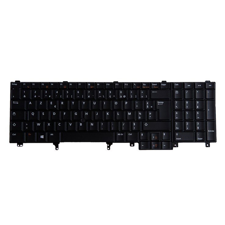 Dell French Keyboard 104 Keys Backlit Dual Point for Latitude E5550