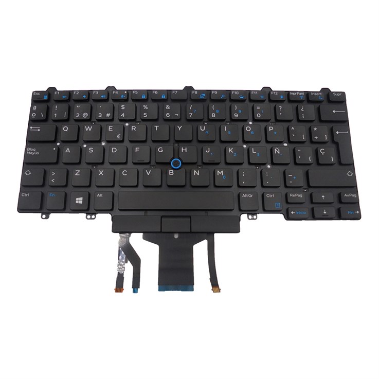 Dell Spanish Keyboard Backlit for Precision 7530/7730 0X18N3