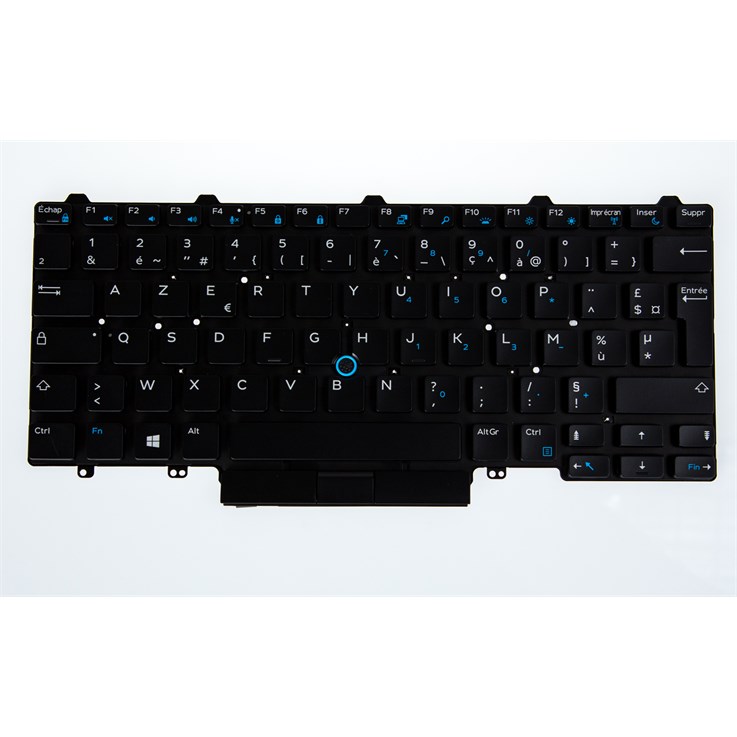 Dell French Keyboard 82 Keys Backlit for Latitude 7400 2in1