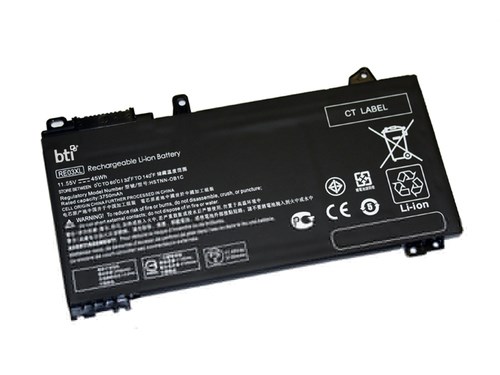 BTI RE03045XL-PL compatible 43Wh 3-cell battery for HP Probook