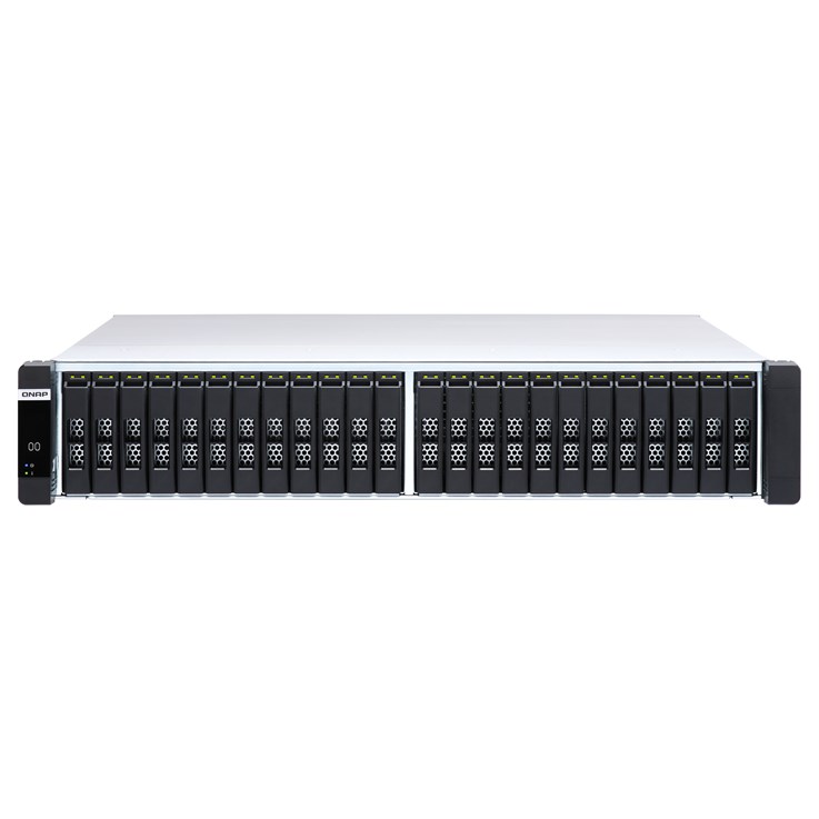QNAP ES2486dc NAS Rack (2U) Intel® Xeon® D D-2142IT 128 GB DDR4 0 TB QNAP Enterprise System Black