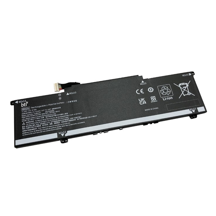 BTI HSTNN-DB9N compatible 51Wh 3-cell battery for HP ENVY 13-PAVILION 14