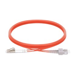 Origin Storage LC-SC OM2 Fibre Patch Cable Multimode Duplex - Orange 10m