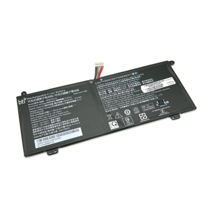 BTI 40071698 compatible 45.6Wh 2-cell battery for TOSHIBA SATELLITE PRO C40-G C40-H C50-E C50-G C50-J
