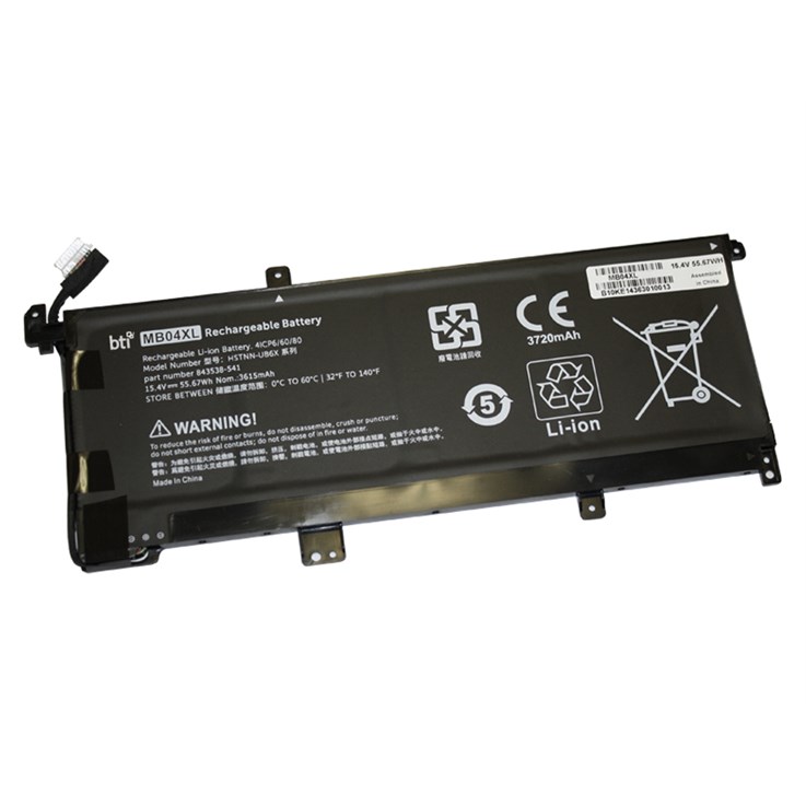 BTI 55.6 4 cell MB04XL compatible battery for HP - COMPAQ ENVY X360 M6-AR004DX CONVERTIBLE PC ENVY X360 M6-AQ105DX CONVERTIBLE PC