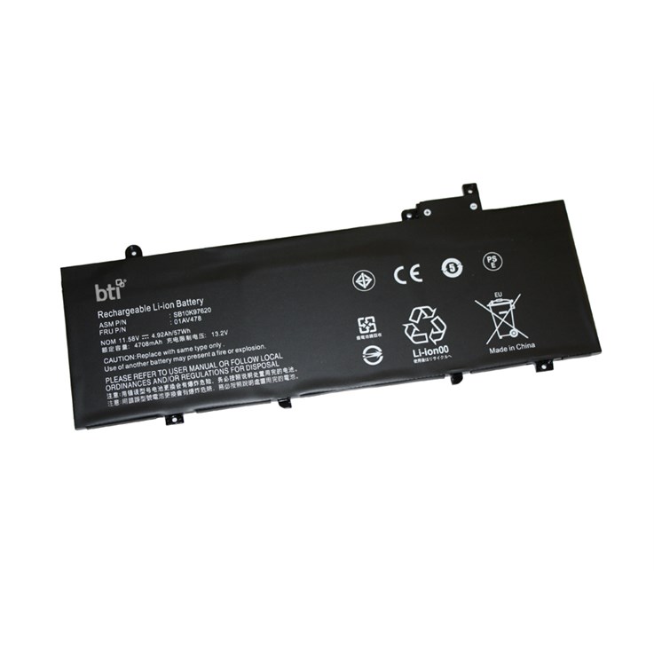 BTI SB10K97621 compatible 57Wh 3-cell battery for Lenovo Thinkpad T480S