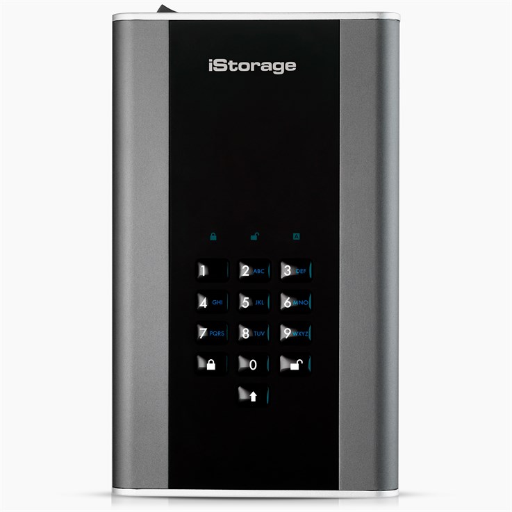 iStorage diskAshur DT² HDD 26TB | Secure Portable Desktop Drive |FIPS 140-2 Level 2, NCSC CPA, NLNCSA BSPA & NATO Restricted | AES-XTS 256-bit Hardware Encryption | Common Criteria EAL5+ (Hardware Certified) | PIN protected | OS & Platform Independent |GD