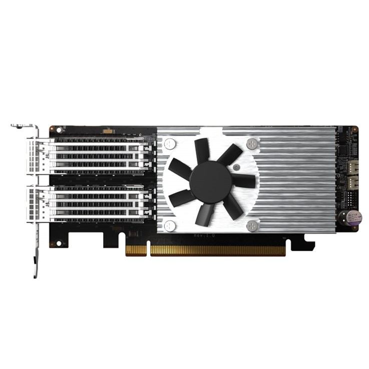 QNAP QXG-100G2SF-E810 network card Internal Fiber 100000 Mbit/s