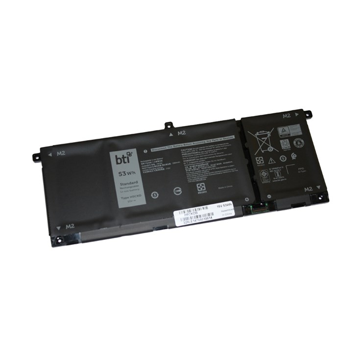 BTI 9077G compatible 53Wh 4-cell battery for INSPIRON 5401 501 5502
