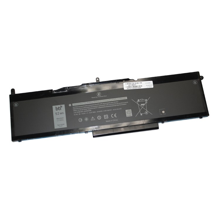 BTI 92Wh 6 cell WFWKK compatible battery for DELL PRECISION 3530 PRECISION 3520 LATITUDE 5591 LATITUDE 5590 LATITUDE 15 5591 LATITUDE 15 5590