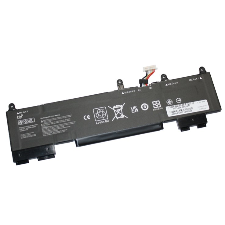BTI WP03038XL-PL compatible 38Wh 3-cell battery for HP ELITEBOOK 830 G9 835 G9 840 G9