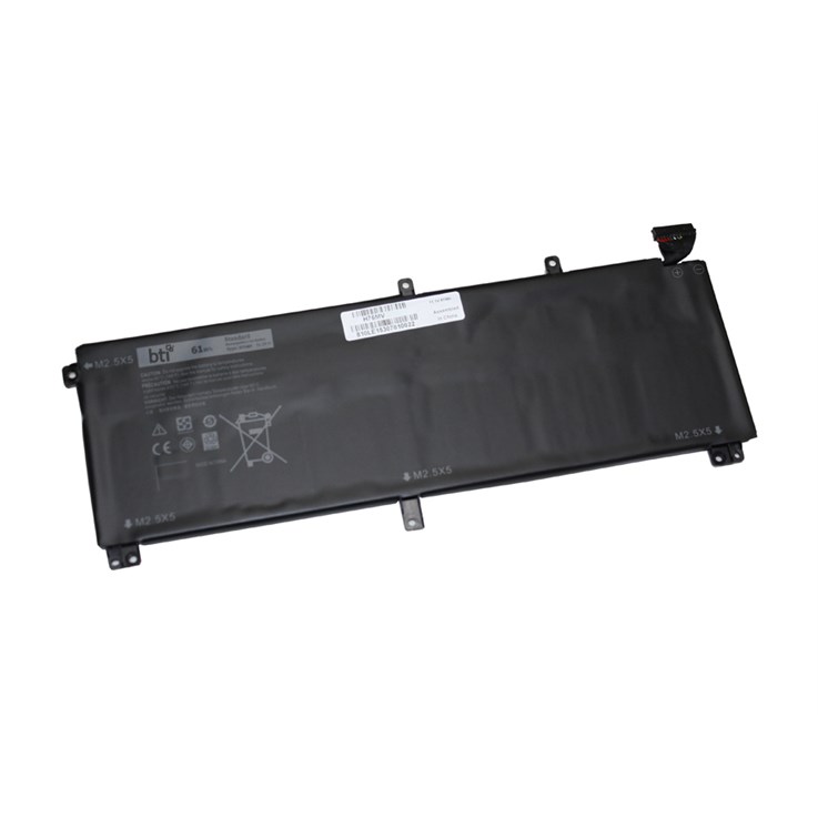 BTI 61Wh 6 cell Y758W compatible battery for DELL 9WF90 9WF90 GCNWX XPS 9530 XPS 15 9530 PRECISION M3800